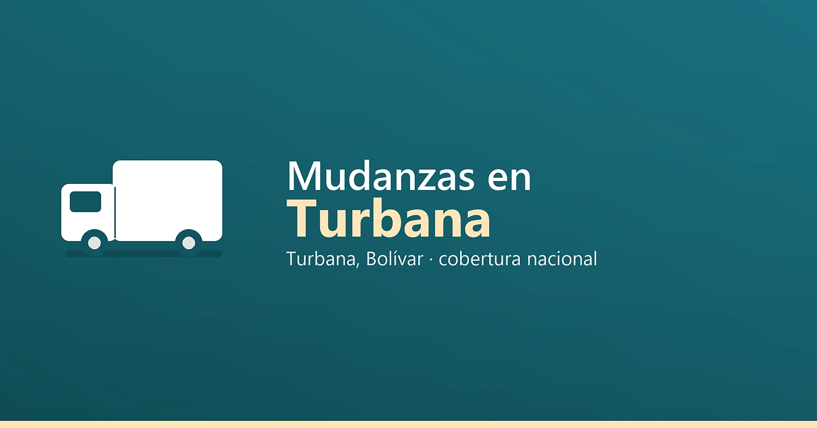 Mudanzas en Turbana - Turbana, Bolívar · cobertura nacional