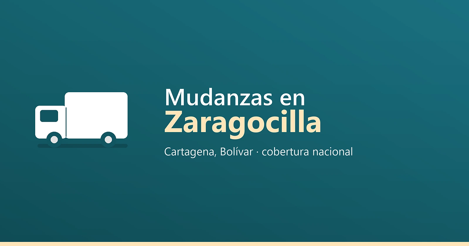 Mudanzas en Zaragocilla - Cartagena, Bolívar · cobertura nacional